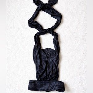 Boppy baby comfyfit adjustable wrap carrier in black camo